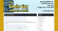 Desktop Screenshot of gneissguy.ca